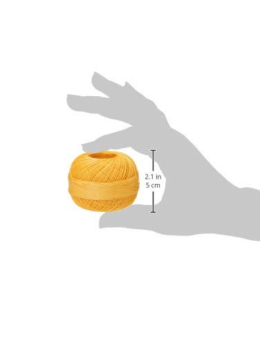 LIZBETH Handy Hands Lizbeth Premium Cotton Thread  Medium  Golden Yellow HH40613 - Image 3